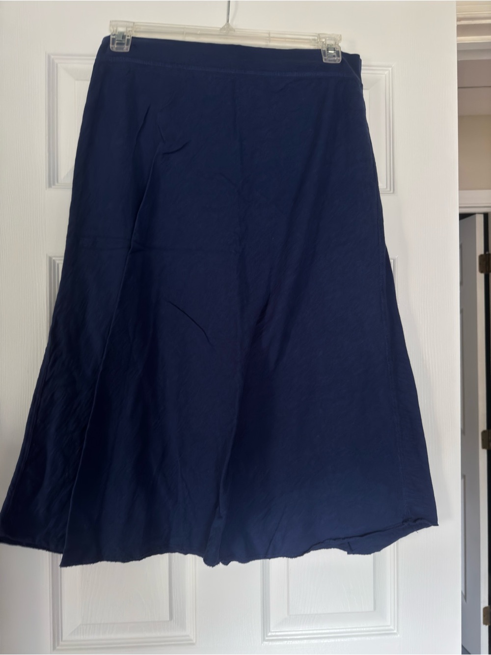 fresh produce Navy A-Line Skirt